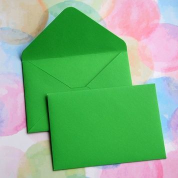 Конверт C5, 162x229, Creative board mint, Зелений, 270г/м2 (чистий)