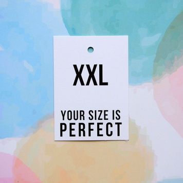 Бірка размірник, XXL