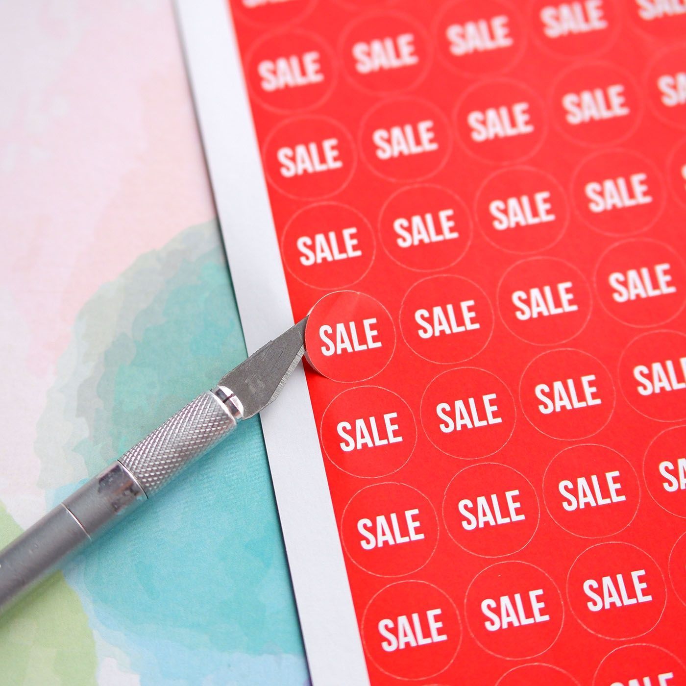 Наліпка на товар, sale, 15мм