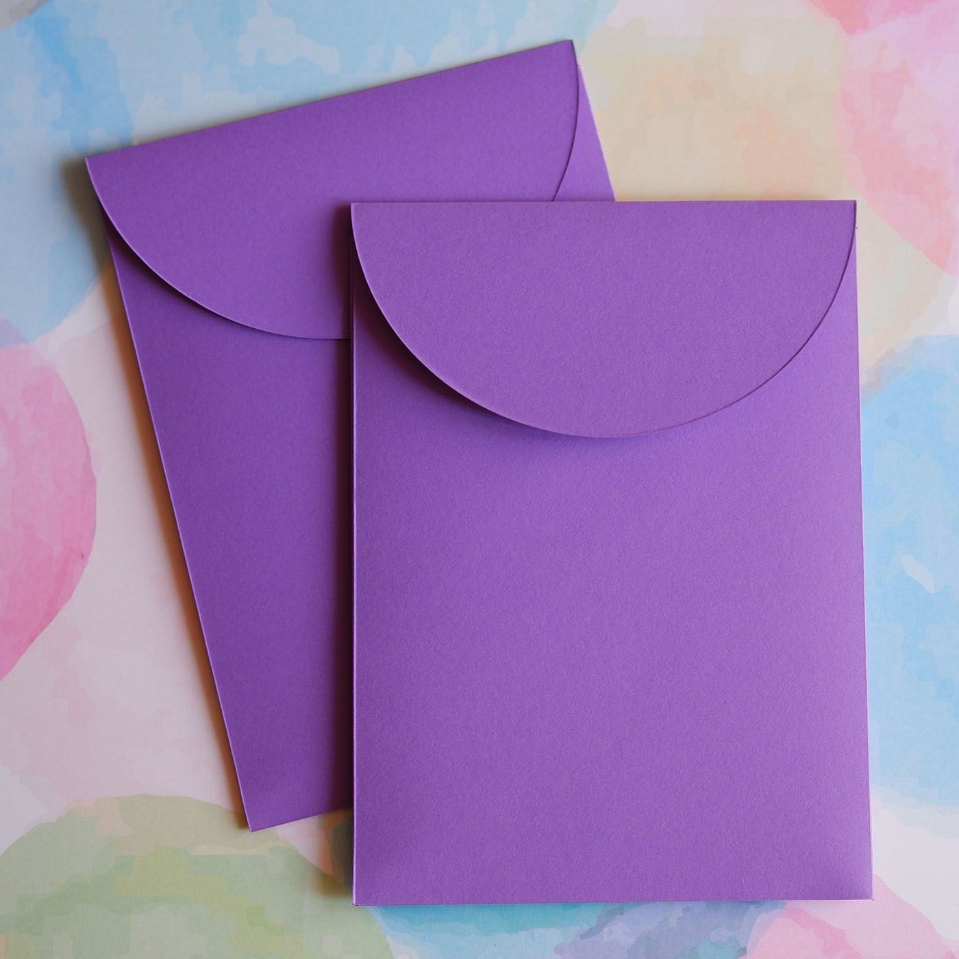 Конверт A6, 109x151 з клапаном, Creative board lavender, Фіолетовий, 120г/м2 (чистий)