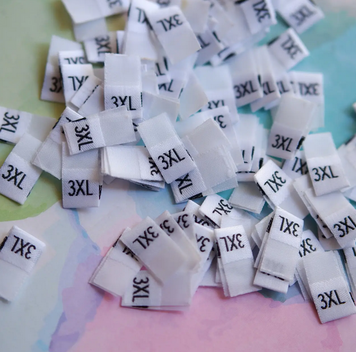 Розмірники жакардові білі, 1000шт 3XL