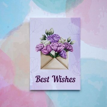 Листівка Best Wishes, Конверт