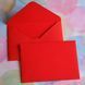 Конверт C6, 114x162, Creative board ruby, Червоний, 120г/м2 (чистий)