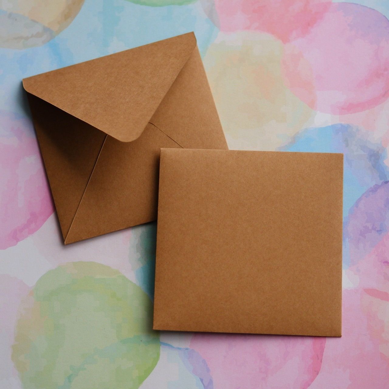 Конверт 125x125, Kraft, 170г/м2 (чистий)